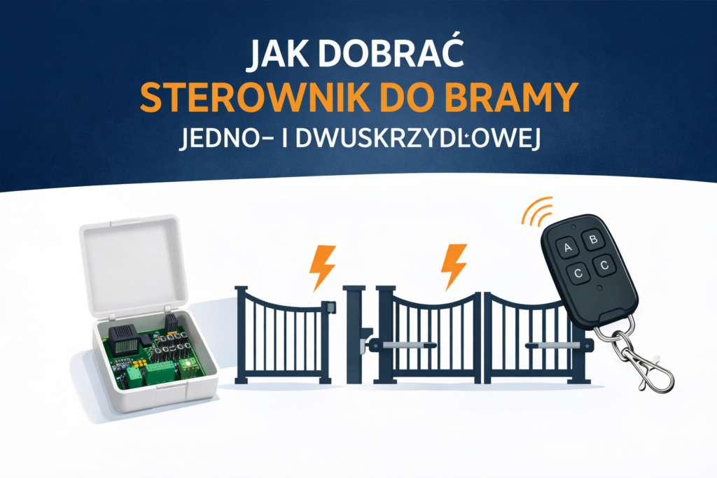 Jak dobrać sterownik do bramy jedno- i dwuskrzydłowej