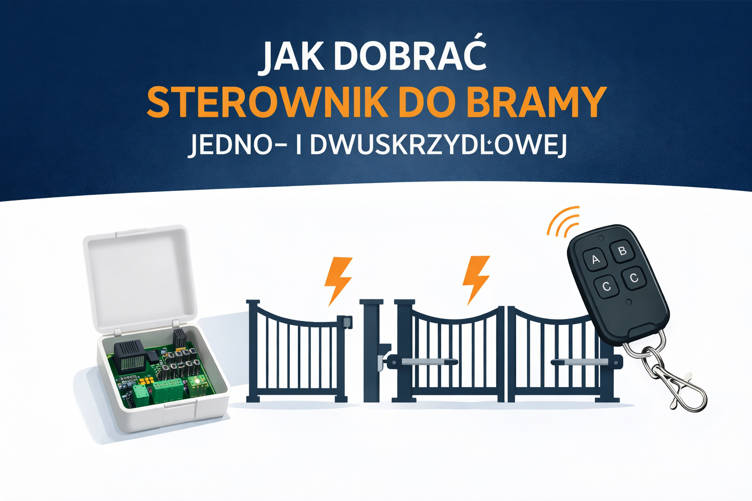 Jak dobrać sterownik do bramy jedno- i dwuskrzydłowej