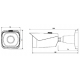 KAMERA TUBOWA IP BCS-TIP4801AIR-IV 8Mpx 2.8mm IR40 12VDC PoE