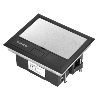 PUSZKA PODŁOGOWA ORNO OR-GP-9201/SS NA GNIAZDA MODUŁOWE