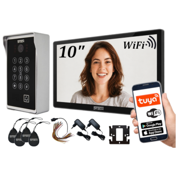ZESTAW WIDEODOMOFONOWY 5TECH VERUS PLUS(B)/84213 10" RFID WiFi APLIKACJA