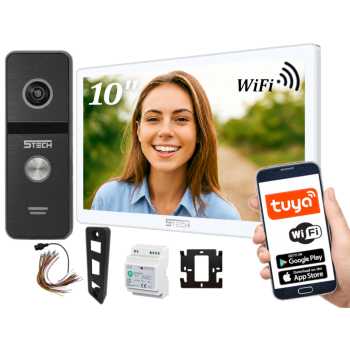 ZESTAW WIDEODOMOFONOWY 5TECH VERUS PLUS(W)/84207a 10" WiFi APLIKACJA DIN
