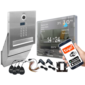 ZESTAW WIDEODOMOFONOWY 5TECH VERUS PLUS(M)/84218 V2 10" RFID WiFi APLIKACJA