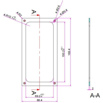 RAMKA DO MONTAŻU NATYNKOWEGO PANELU 83243