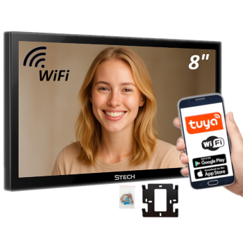 ZESTAW WIDEODOMOFONOWY 5TECH Vermis One PLUS(B)/83243 PODTYNKOWY 8