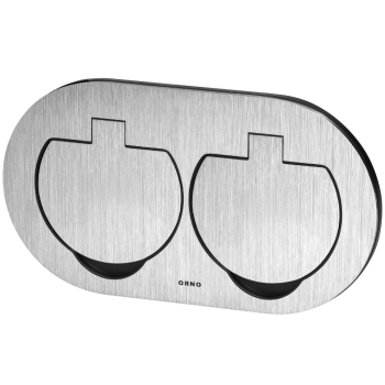HERMETYCZNE GNIAZDO PODWÓJNE ORNO OR-GM-9046/G IP55