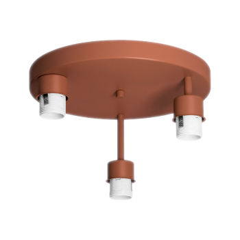 LAMPA WISZĄCA RAMOS 3P ADVITI AD-LD-6258RE27M 3x E27 max. 60W CEGLANA
