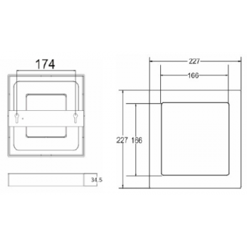 OPRAWA OŚWIETLENIOWA LETI LED ADVITI AD-OD-6062WLX3 18W 1300lm