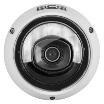 KAMERA KOPUŁKOWA IP 4MPX BCS-L-DIP14FCR3L3-Ai1 z OBIEKTYWEM STAŁYM 2.8mm IR+LED i PoE