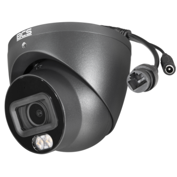 KAMERA KOPUŁKOWA IP 4MPX BCS-L-EIP14FCL3-Ai1-G z OBIEKTYWEM STAŁYM 2.8mm i PoE