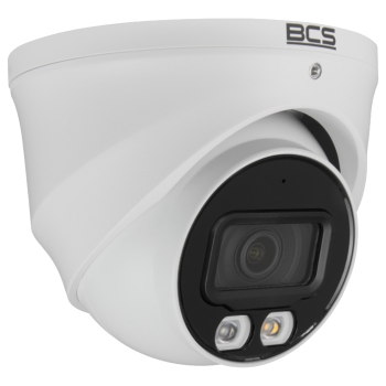 KAMERA KOPUŁKOWA IP 4MPX BCS-L-EIP14FSR3L3-AI z OBIEKTYWEM STAŁYM 2.8mm i PoE