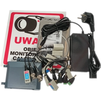 ZESTAW MONITORINGU BCS-B-XVR0401(2.0) + 4 KAMERY BCS-B-MT43600 4MPX DYSK 1TB
