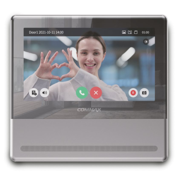 ZESTAW WIDEODOMOFONOWY IP COMMAX CIP-70QPT NEO SILVER SET 1 2Mpx 7