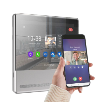 ZESTAW WIDEODOMOFONOWY IP COMMAX CIP-70QPT NEO SILVER SET 1 2Mpx 7