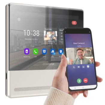 ZESTAW WIDEODOMOFONOWY IP COMMAX CIP-70QPT PEARL SET 1 2Mpx 7