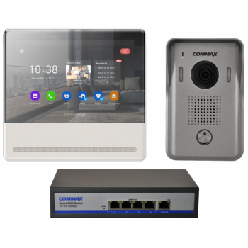 ZESTAW WIDEODOMOFONOWY IP COMMAX CIP-70QPT PEARL SET 1 2Mpx 7