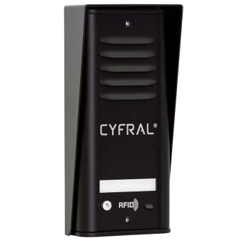 ZESTAW DOMOFONOWY 1-RODZINNY CYFRAL COSMO R1 RFID CZARNY