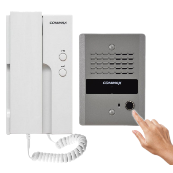 ZESTAW DOMOFONOWY COMMAX UNIFON DP-2HPR(DC) + STACJA BRAMOWA DR-2GN 12VDC