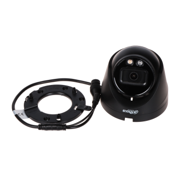 KAMERA KOPUŁKOWA IP 4MPX DAHUA IPC-HDW1439V-A-IL-BLACK z OBIEKTYWEM STAŁYM 2.8mm i PoE