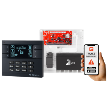 SYSTEM ALARMOWY GENEVO PRiMA16LTE z Manipulatorem LCD GY-BK