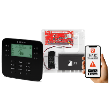 SYSTEM ALARMOWY GENEVO PRiMA16LTE z Manipulatorem LCD SL BK