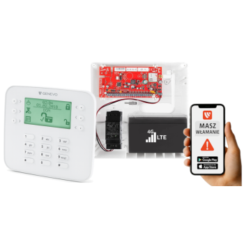 SYSTEM ALARMOWY GENEVO PRiMA16LTE z Manipulatorem LCD SL