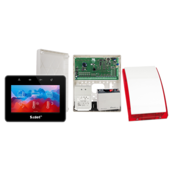ZESTAW ALARMOWY SATEL INTEGRA 128 + INT-TSG2R-B + OPU-3P + AWT682 + 17Ah + SYRENA SP-4001R