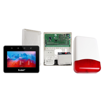 ZESTAW ALARMOWY SATEL INTEGRA 128 + INT-TSG2R-B + OPU-3P + AWT682 + 17Ah + SYRENA TI700