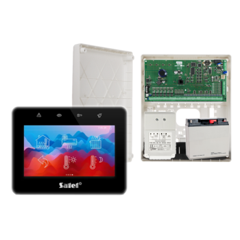 ZESTAW ALARMOWY SATEL INTEGRA 128 + INT-TSG2R-B + OPU-3P + AWT682 + 17Ah