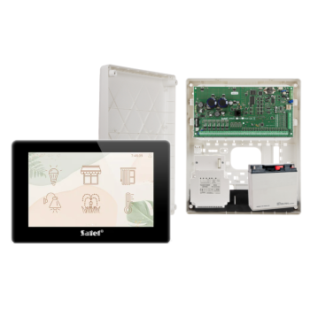 ZESTAW ALARMOWY SATEL INTEGRA 128 PLUS + INT-TSH2R-B + OPU-3P + AWT800 + 17Ah