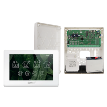 ZESTAW ALARMOWY SATEL INTEGRA 128 PLUS + INT-TSH2R-W + OPU-3P + AWT800 + 17Ah