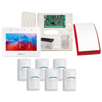 ZESTAW SATEL INTEGRA 32 + INT-TSG2R-W 6x BOSCH SYRENA SP-4001R