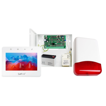 ZESTAW ALARMOWY SATEL INTEGRA 32 + AWO220 + TSG2R-W + TI700