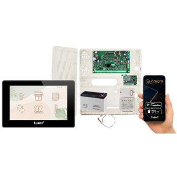 ZESTAW ALARMOWY SATEL INTEGRA 32 + INT-TSH2R-B + OPU-4P + AWT150 + 7Ah + MODUŁ GSM LTE