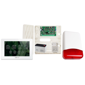 ZESTAW ALARMOWY SATEL INTEGRA 32 + INT-TSH2R-W + OPU-4P + AWT150 + 7Ah + SYRENA TI700