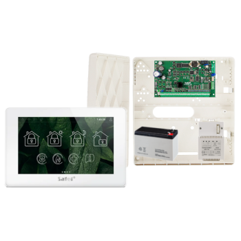 ZESTAW ALARMOWY SATEL INTEGRA 32 + INT-TSH2R-W + OPU-4P + AWT150 + 7Ah