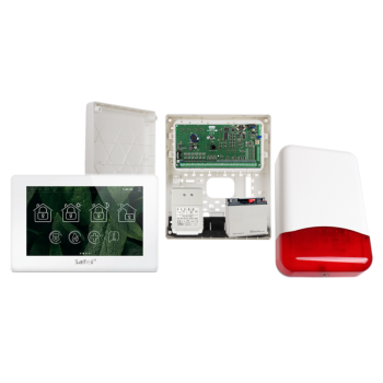ZESTAW ALARMOWY SATEL INTEGRA 64 + INT-TSH2R-W + OPU-3P + AWT682 + 17Ah + SYRENA TI700