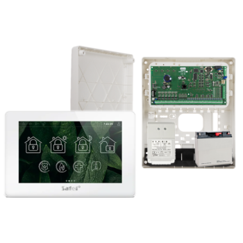 ZESTAW ALARMOWY SATEL INTEGRA 64 + INT-TSH2R-W + OPU-3P + AWT682 + 17Ah