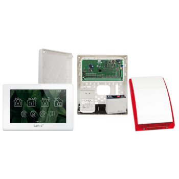 ZESTAW ALARMOWY SATEL INTEGRA 64 + INT-TSH2R-W + OPU-3P + AWT682 + 17Ah + SYRENA SP-4001R
