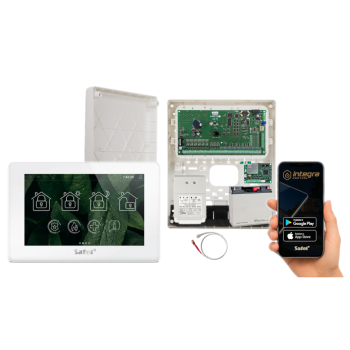 ZESTAW ALARMOWY SATEL INTEGRA 64 + INT-TSH2R-W + OPU-3P + AWT682 + 17Ah + MODUŁ GSM LTE