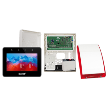 ZESTAW ALARMOWY SATEL INTEGRA 64 + INT-TSG2R-B + OPU-3P + AWT682 + 17Ah + SYRENA SP-4001R