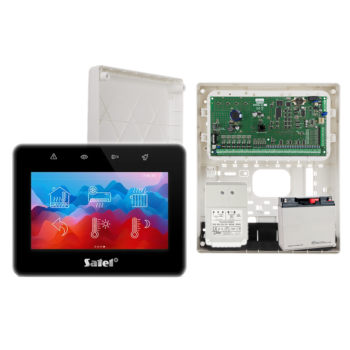 ZESTAW ALARMOWY SATEL INTEGRA 64 + INT-TSG2R-B + OPU-3P + AWT682 + 17Ah