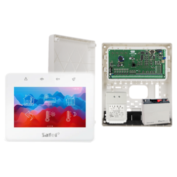 ZESTAW ALARMOWY SATEL INTEGRA 64 + INT-TSG2R-W + OPU-3P + AWT682 + 17Ah