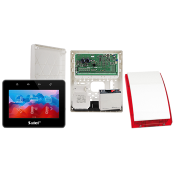 ZESTAW ALARMOWY SATEL INTEGRA 64 PLUS + INT-TSG2R-B + OPU-3P + AWT800 + 17Ah + SYRENA SP-4001R