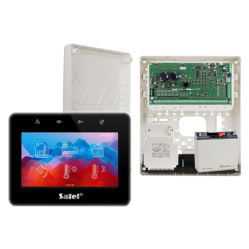 ZESTAW ALARMOWY SATEL INTEGRA 64 PLUS + INT-TSG2R-B + OPU-3P + AWT800 + 17Ah