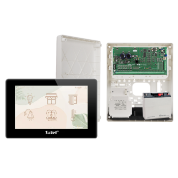 ZESTAW ALARMOWY SATEL INTEGRA 64 PLUS + INT-TSH2R-B + OPU-3P + AWT800 + 17Ah