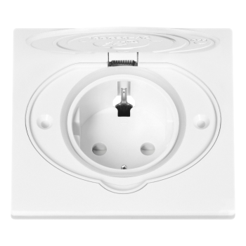 GNIAZDO ELEKTRYCZNE ORNO OR-AE-1397(GS)/W 2P+Z SCHUKO