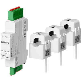 3-FAZOWY MONITOR ENERGII Z PRZEKŁADNIKAMI ORNO OR-WE-535 120A TUYA WIFI