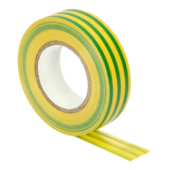 TAŚMA IZOLACYJNA UNIEPALNIONA ŻÓŁTO-ZIELONA ORNO OR-AE-13196/YG/20m 19mm