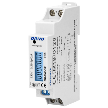 1-FAZOWY LICZNIK ENERGII ORNO OR-WE-521 40A DIN